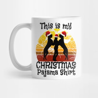 This Is My Christmas Pajama Funny Great Dane Xmas Holiday Mug